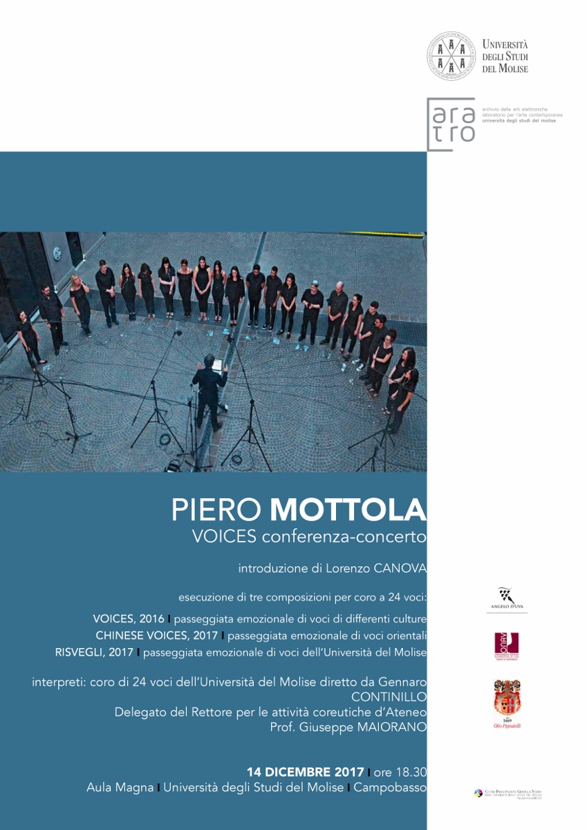 Conferenza Concerto Voices Piero Mottola